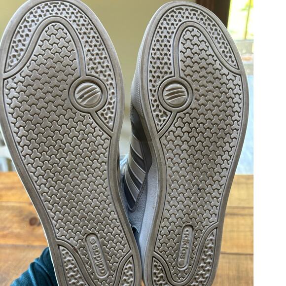 ADIDAS Mens Gray White Neo Label Sneakers High Top Shoes Size 8 - Picture 6 of 10